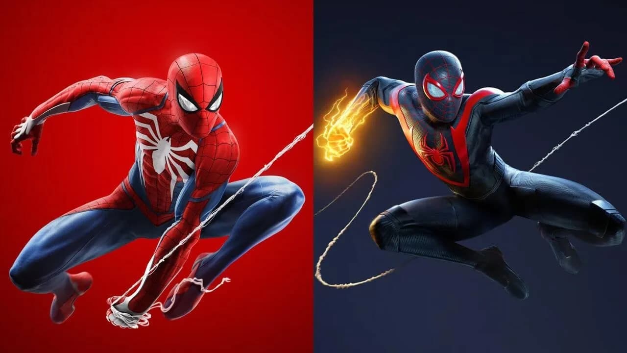 Peter Parker y Miles Morales como Spider-Man en Marvel's Spider-Man 2 para PS5