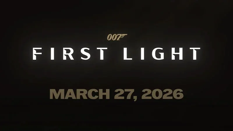 Logo oficial de 007 First Light, nuevo videojuego de James Bond con fecha de lanzamiento 27 de marzo de 2026.