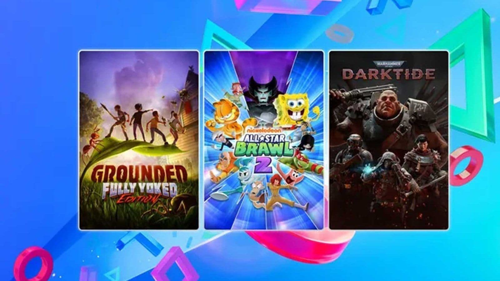 Juegos de PS Plus junio: Grounded Fully Yoked Edition, Nickelodeon All-Star Brawl 2 y Warhammer 40K Darktide