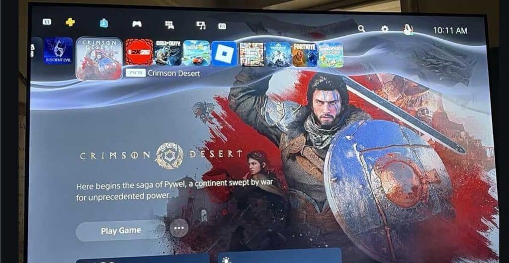 Nueva interfaz de ps5