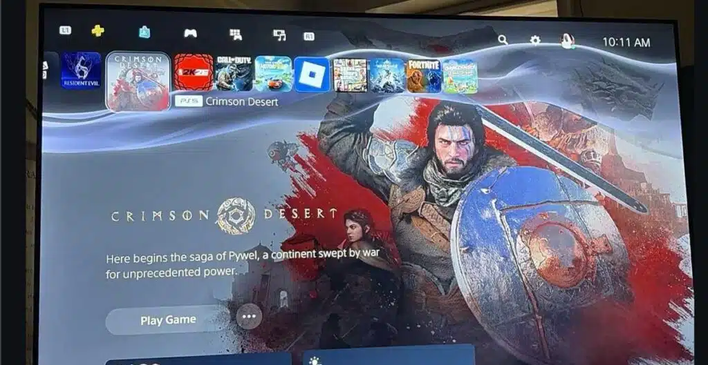 Nueva interfaz de ps5