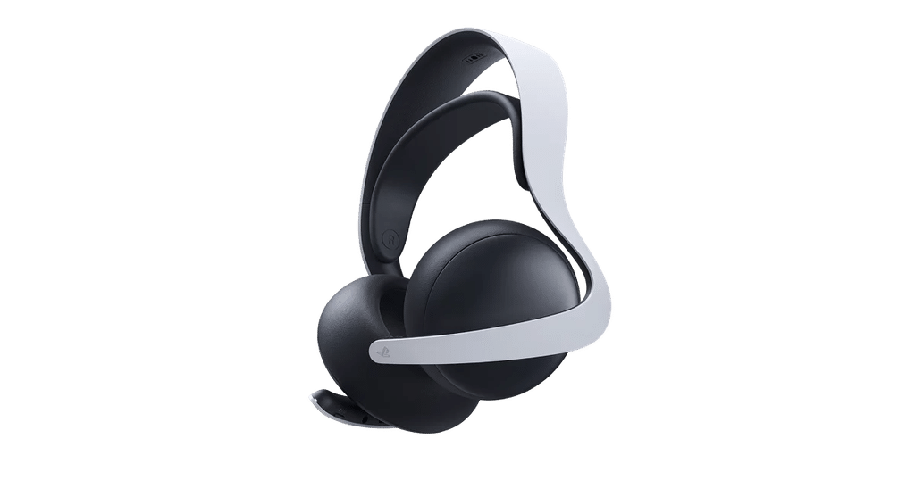 Auriculares inalámbricos PULSE Elite de Sony para PS5, en blanco y negro